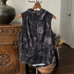 Nanette Lepore Celestial Print Purple Black Vest